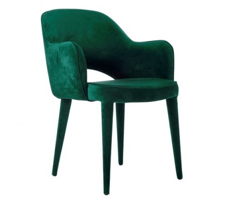 Крісло бархатне COSY, зелений